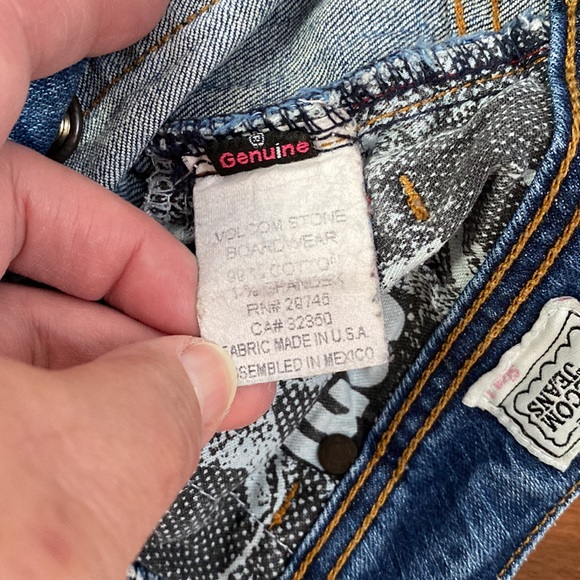 Volcom Bandita Jeans Size 7 - Picture 6 of 14